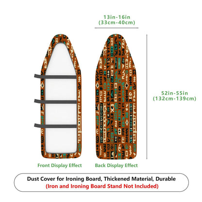 1-Piece Abstract Geometric Tribal  Ironing Board Cover, Universal Size, Without Board