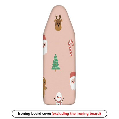 1-Piece Christmas Santa Reindeer  Ironing Board Cover, Universal Size, Without Board