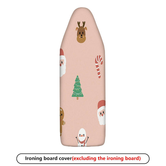 1-Piece Christmas Santa Reindeer  Ironing Board Cover, Universal Size, Without Board