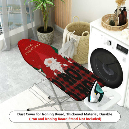 1-Piece Christmas Elf Plaid  Ironing Board Cover, Universal Size, Without Board
