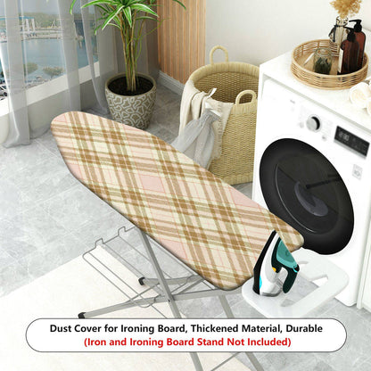 1-Piece Plaid Checkered Vintage  Ironing Board Cover, Universal Size, Without Board