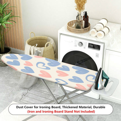 1-Piece Heart Pattern Pastel Design Cute  Ironing Board Cover, Universal Size, Without Board