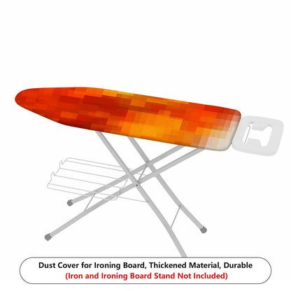 1-Piece Abstract Gradient Pixel Laundry  Ironing Board Cover, Universal Size, Without Board