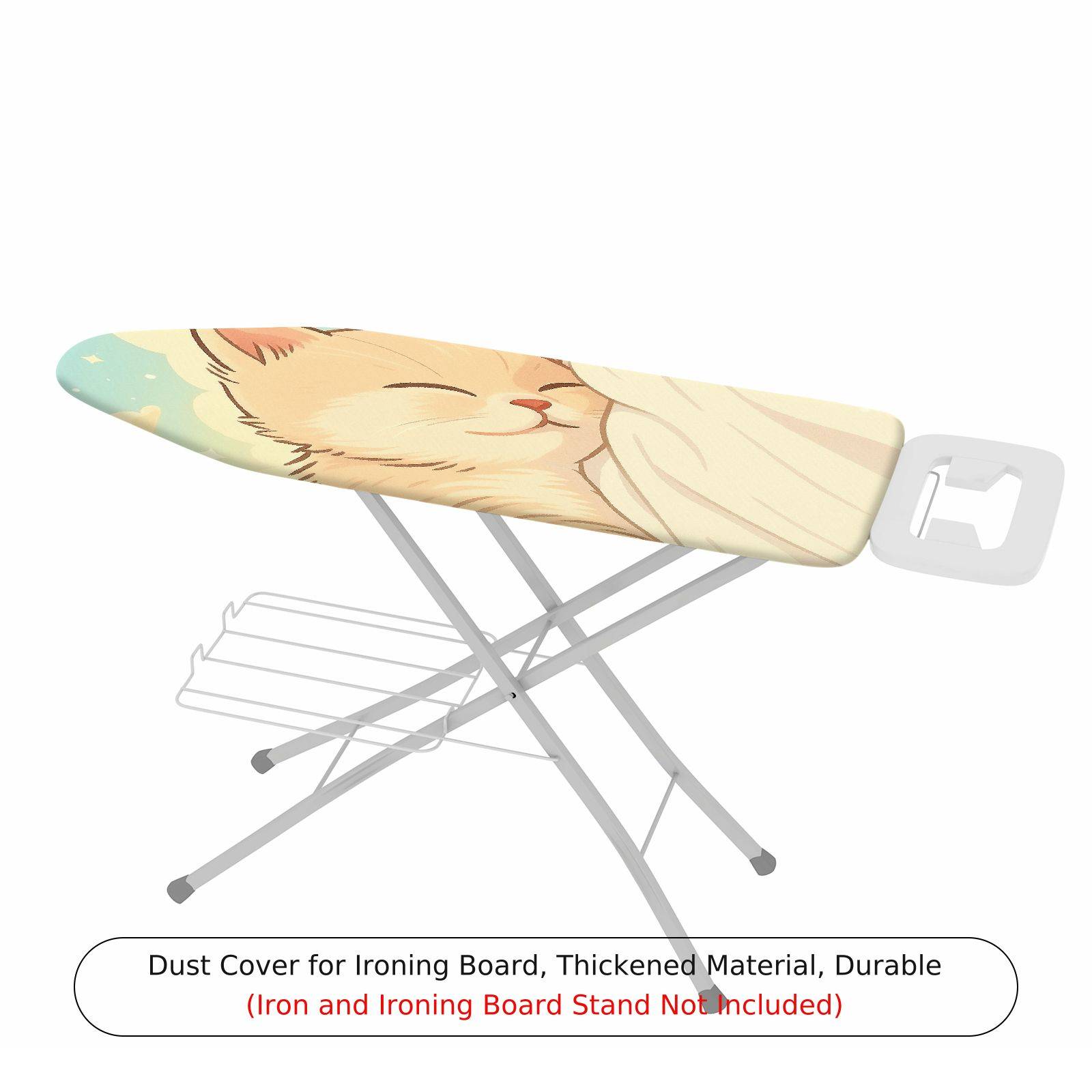 1-Piece Cat  Fun  Ironing Board Cover, Universal Size, Without Board