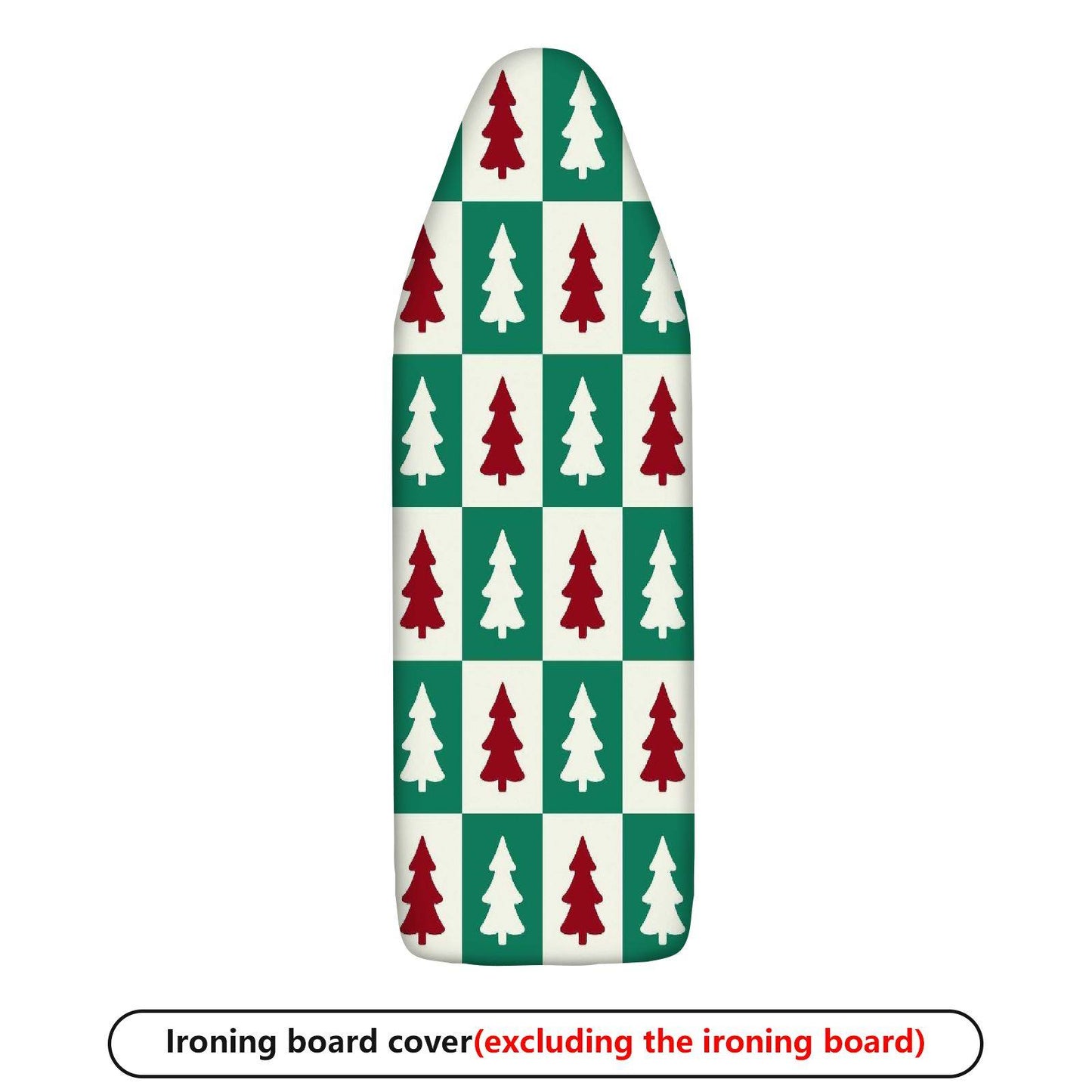 1-Piece Christmas Tree Holiday Festive  Ironing Board Cover, Universal Size, Without Board