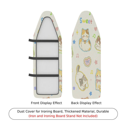 1-Piece Cute Cat Sweet Animal  Ironing Board Cover, Universal Size, Without Board