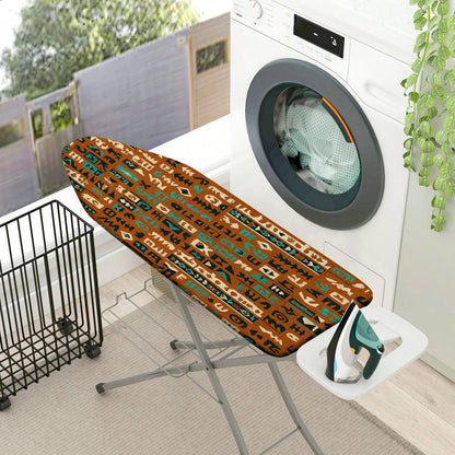 1-Piece Abstract Geometric Tribal  Ironing Board Cover, Universal Size, Without Board