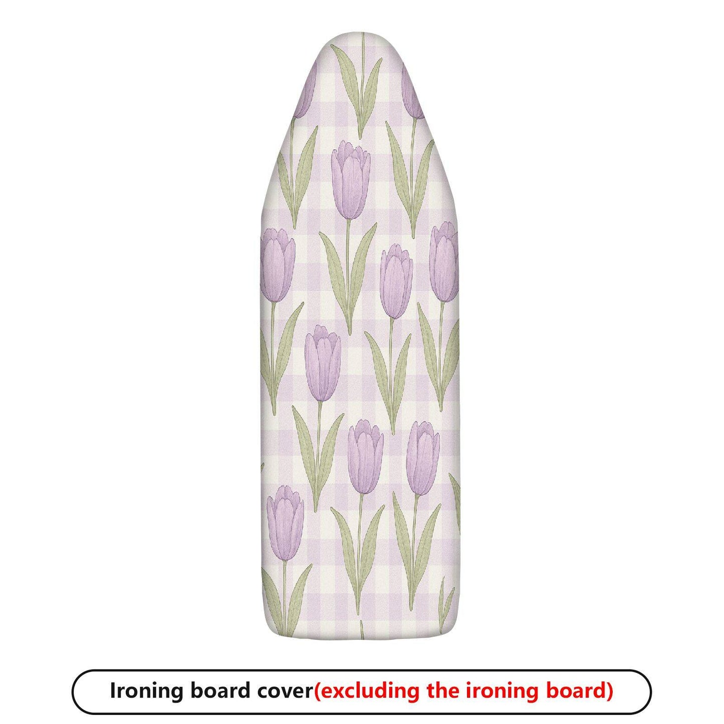 1-Piece Tulip Plaid Pastoral  Ironing Board Cover, Universal Size, Without Board
