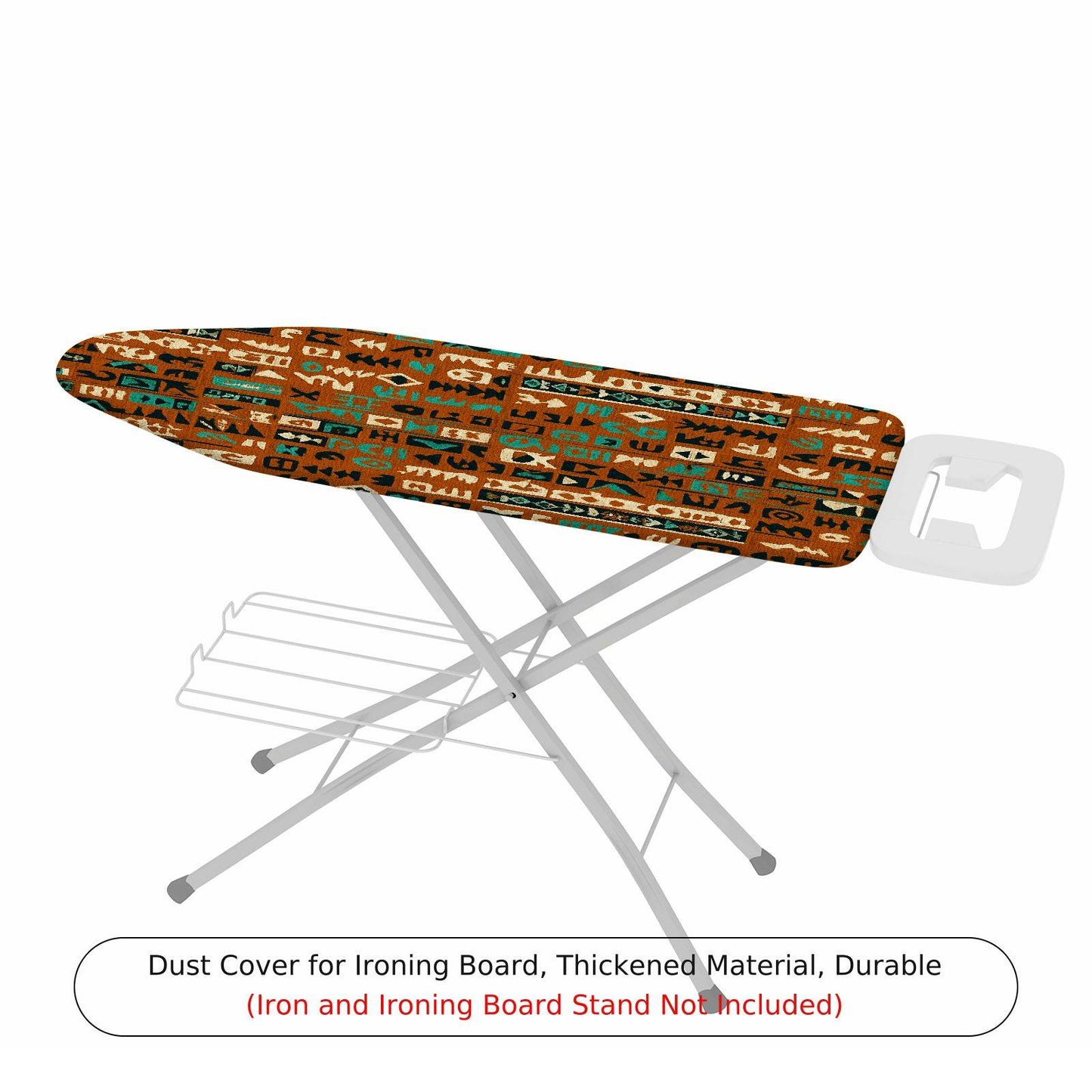 1-Piece Abstract Geometric Tribal  Ironing Board Cover, Universal Size, Without Board