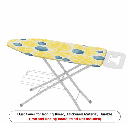 1-Piece Fruit Pattern Lemon Blueberry  Ironing Board Cover, Universal Size, Without Board