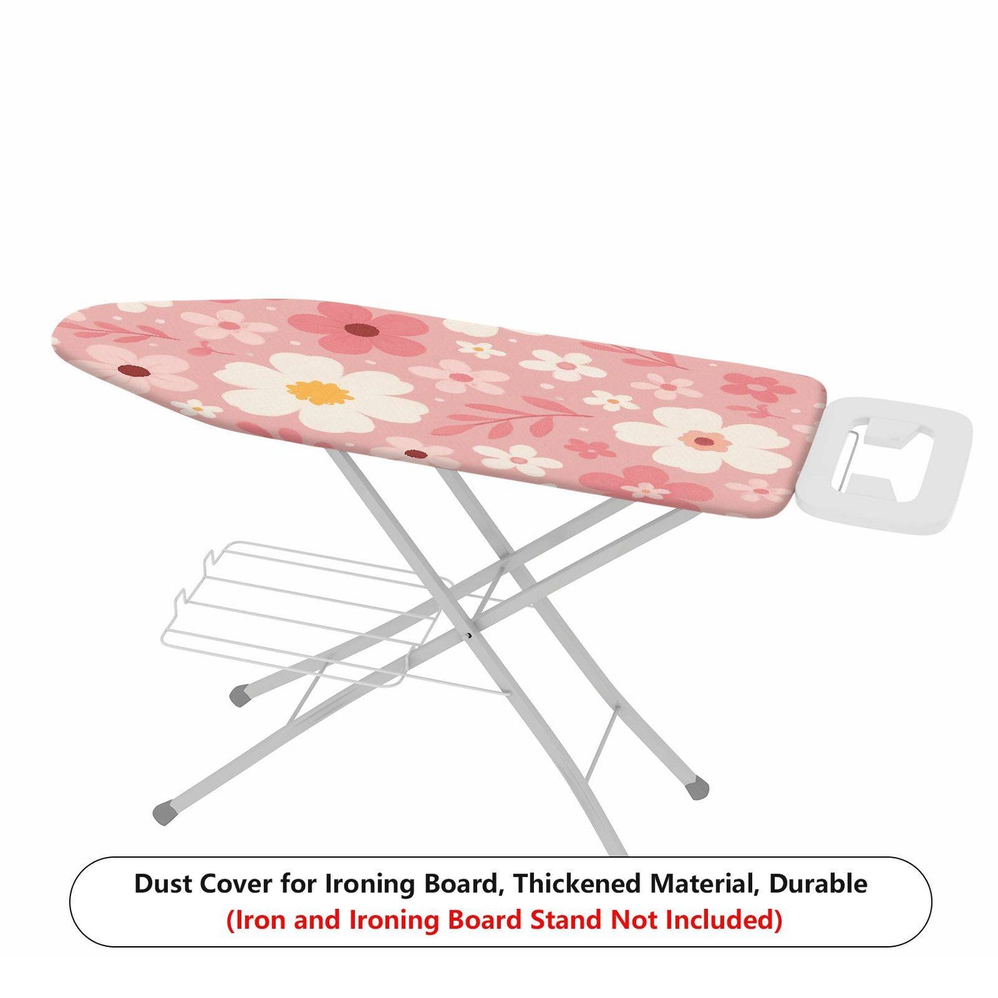 1-Piece Floral Pink Pattern Cute  Ironing Board Cover, Universal Size, Without Board