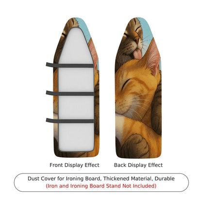 1-Piece Cute Cat Sleeping Peaceful  Ironing Board Cover, Universal Size, Without Board