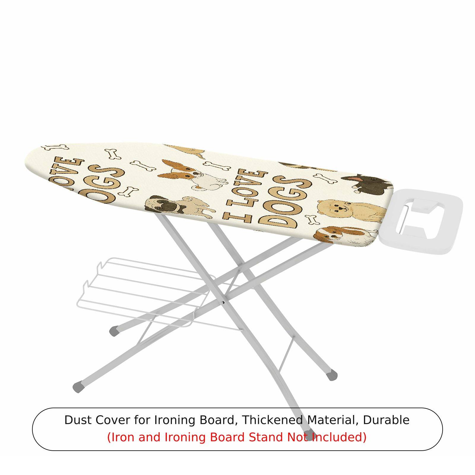 1-Piece Dog Bone Fun  Ironing Board Cover, Universal Size, Without Board