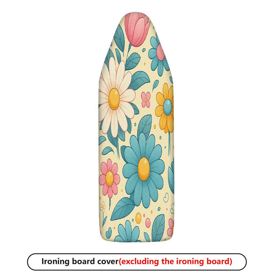 1-Piece Floral Colorful Fun  Ironing Board Cover, Universal Size, Without Board