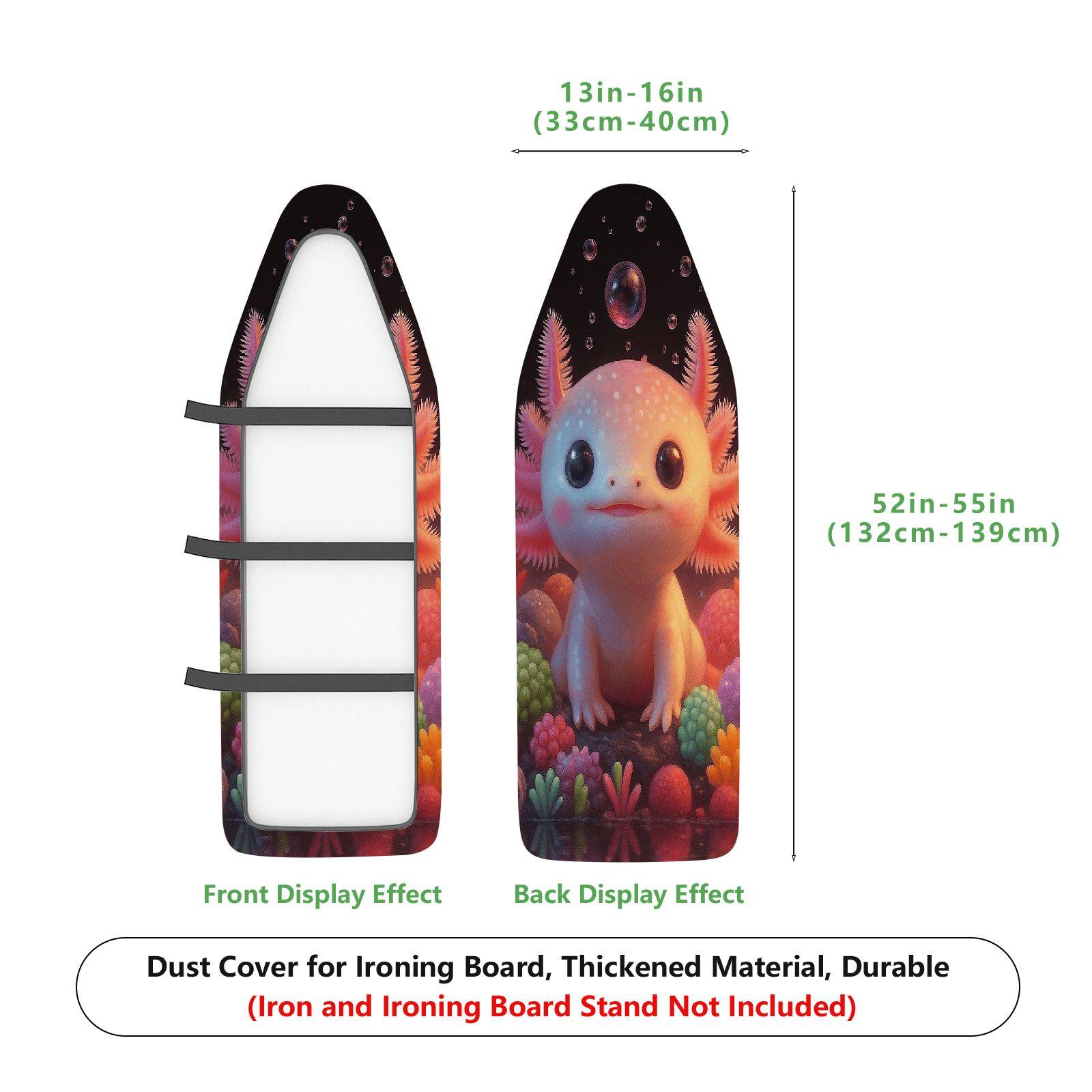 1-Piece Cute  Fantasy Creature  Ironing Board Cover, Universal Size, Without Board