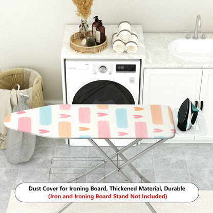 1-Piece Colorful Heart Pattern Cute Design  Ironing Board Cover, Universal Size, Without Board