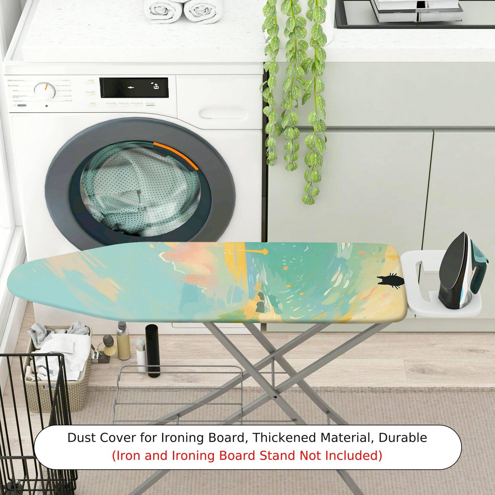 1-Piece Abstract Colorful Artistic  Ironing Board Cover, Universal Size, Without Board