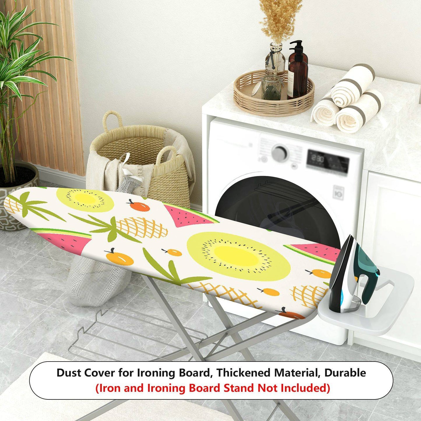1-Piece Fruit Tropical Summer  Ironing Board Cover, Universal Size, Without Board