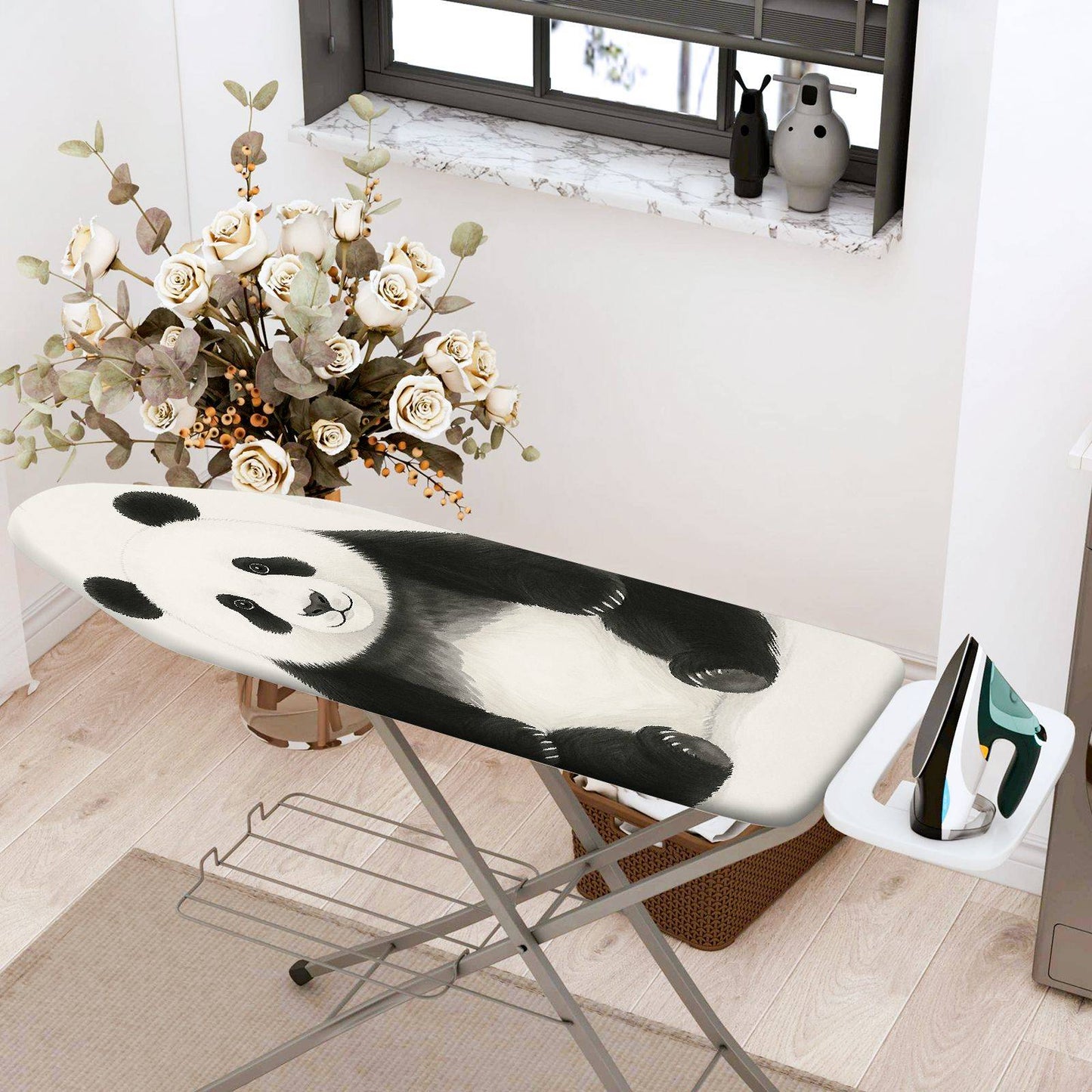 1-Piece Panda Cute Animal  Ironing Board Cover, Universal Size, Without Board