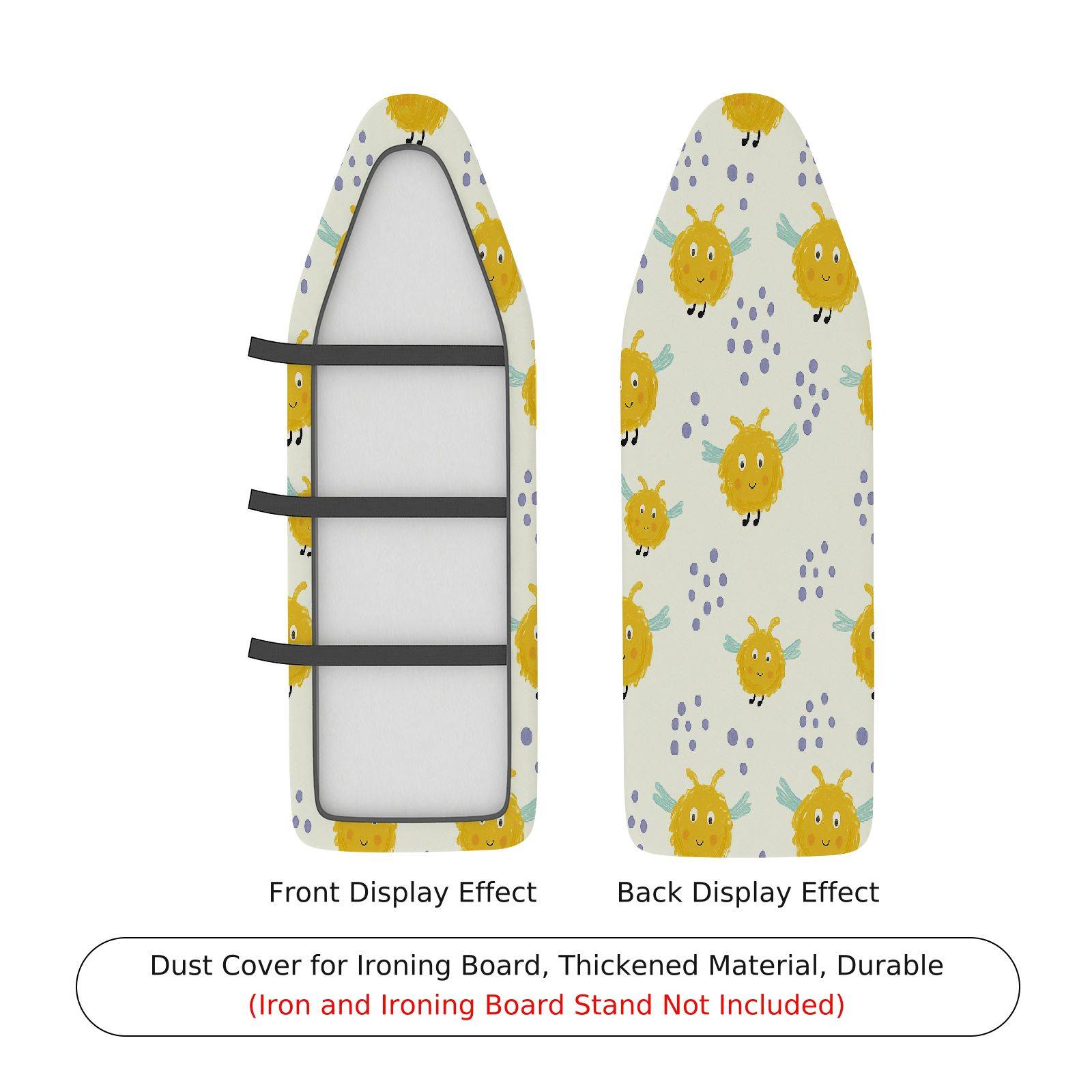 1-Piece Sunflower Pattern  Fun  Ironing Board Cover, Universal Size, Without Board