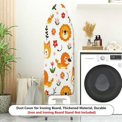 1-Piece Cute Animal Flower Pattern  Ironing Board Cover, Universal Size, Without Board