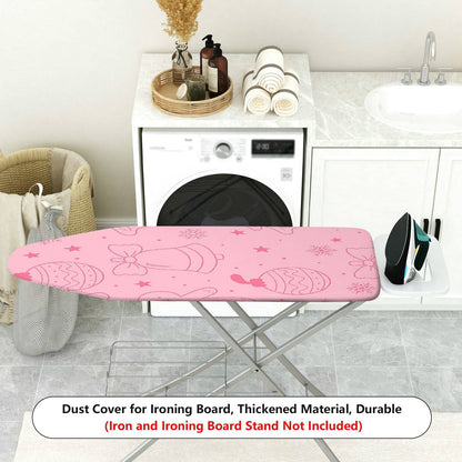 1-Piece Christmas Bell Star Ornament  Ironing Board Cover, Universal Size, Without Board