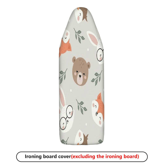 1-Piece Animal  Fox Bear Rabbit  Ironing Board Cover, Universal Size, Without Board