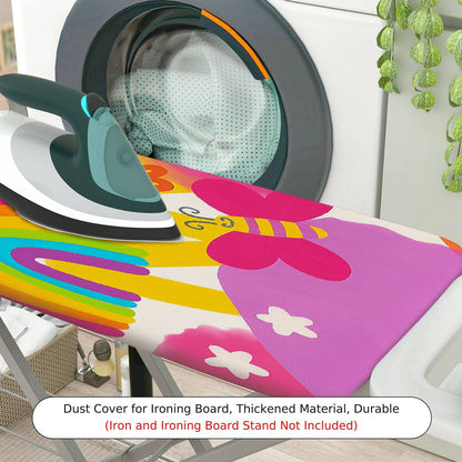 1-Piece Rainbow Colorful Fun  Ironing Board Cover, Universal Size, Without Board