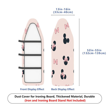 1-Piece Cute Bow Minnie Theme  Ironing Board Cover, Universal Size, Without Board