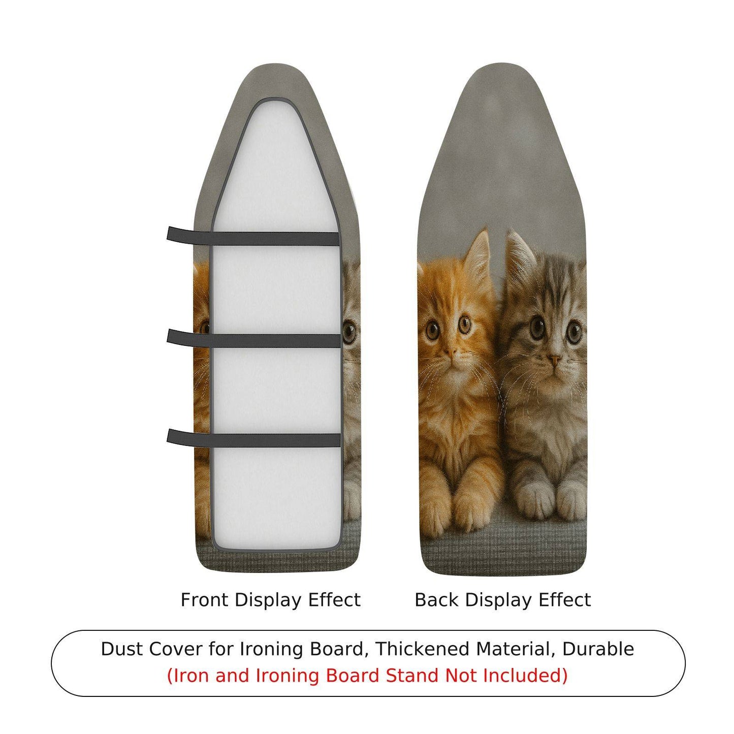 1-Piece Cute Cat Kitten Animal  Ironing Board Cover, Universal Size, Without Board