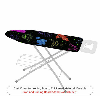 1-Piece Dinosaur Colorful Pattern Fun  Ironing Board Cover, Universal Size, Without Board