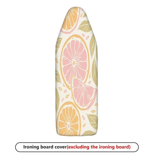1-Piece Citrus Fruit Leaf Pattern  Ironing Board Cover, Universal Size, Without Board