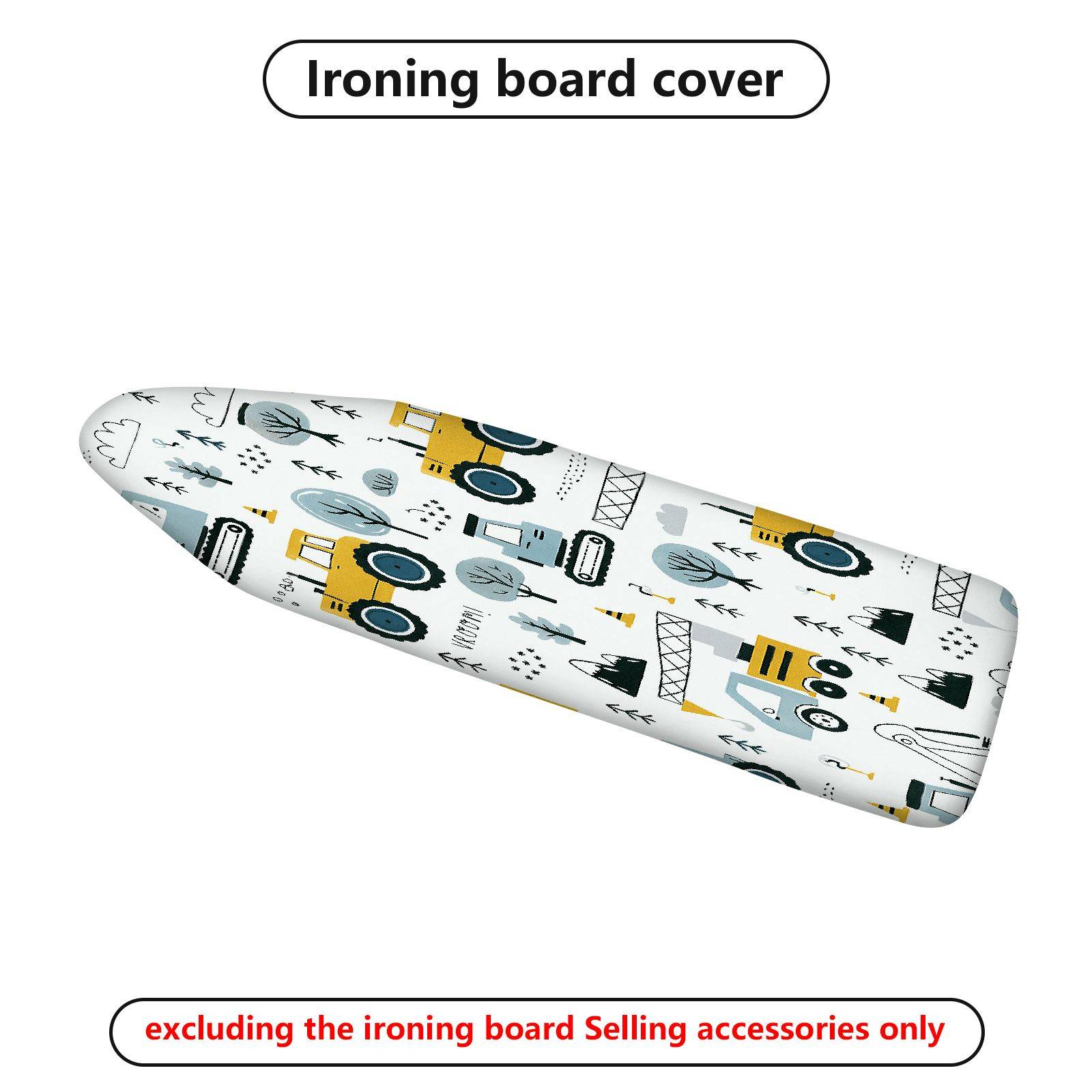 1-Piece Vehicle Fun  Ironing Board Cover, Universal Size, Without Board