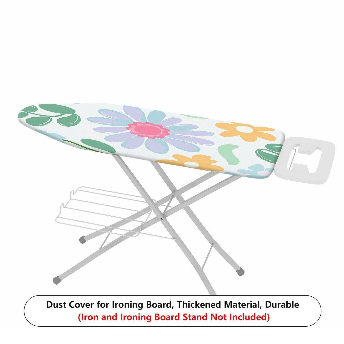 1-Piece Floral Colorful Leaf Cute  Ironing Board Cover, Universal Size, Without Board