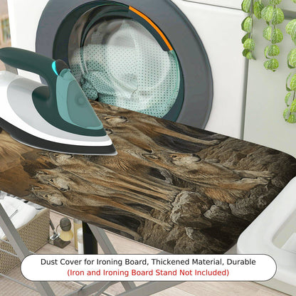 1-Piece Wolf Animal Nature  Ironing Board Cover, Universal Size, Without Board