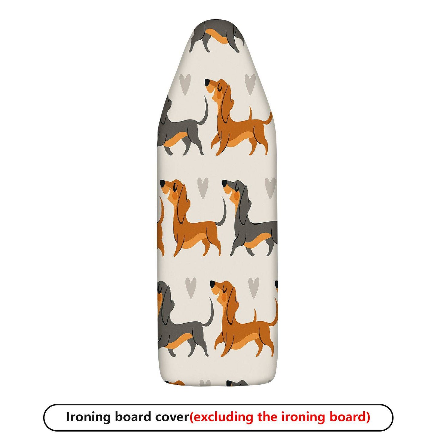 1-Piece Dog Heart Pattern Cute  Ironing Board Cover, Universal Size, Without Board