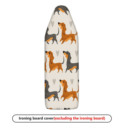 1-Piece Dog Heart Pattern Cute  Ironing Board Cover, Universal Size, Without Board
