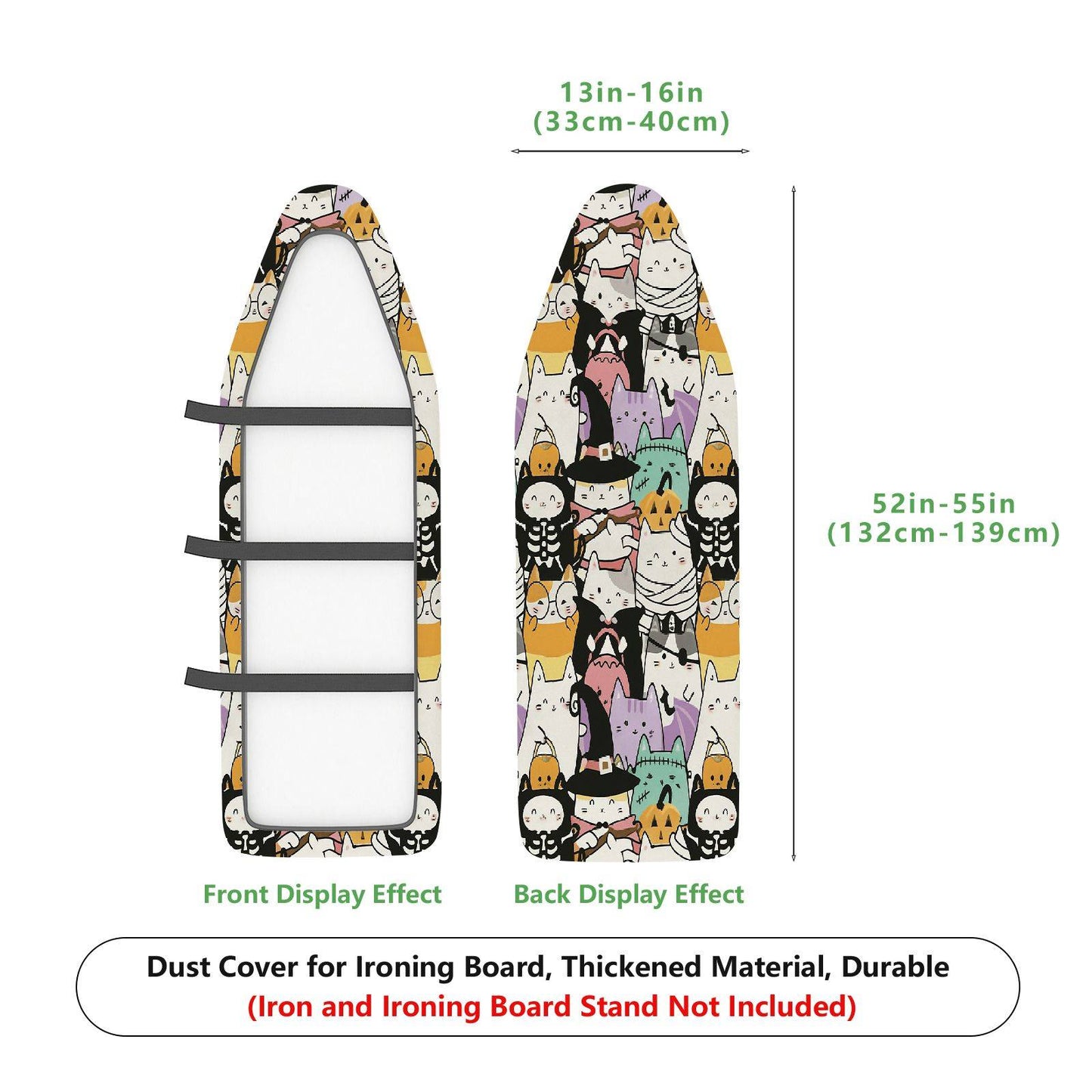 1-Piece Colorful Pattern Fun  Ironing Board Cover, Universal Size, Without Board