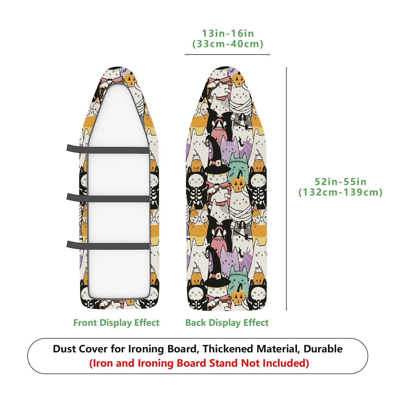 1-Piece Colorful Pattern Fun  Ironing Board Cover, Universal Size, Without Board
