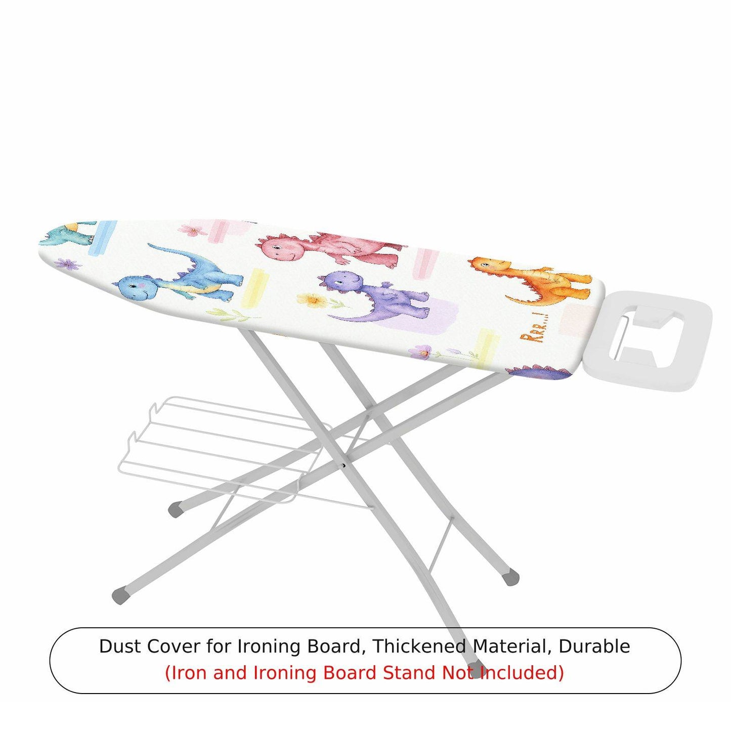 1-Piece Colorful Dinosaur  Cute  Ironing Board Cover, Universal Size, Without Board