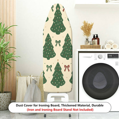 1-Piece Christmas Tree Bow Star  Ironing Board Cover, Universal Size, Without Board