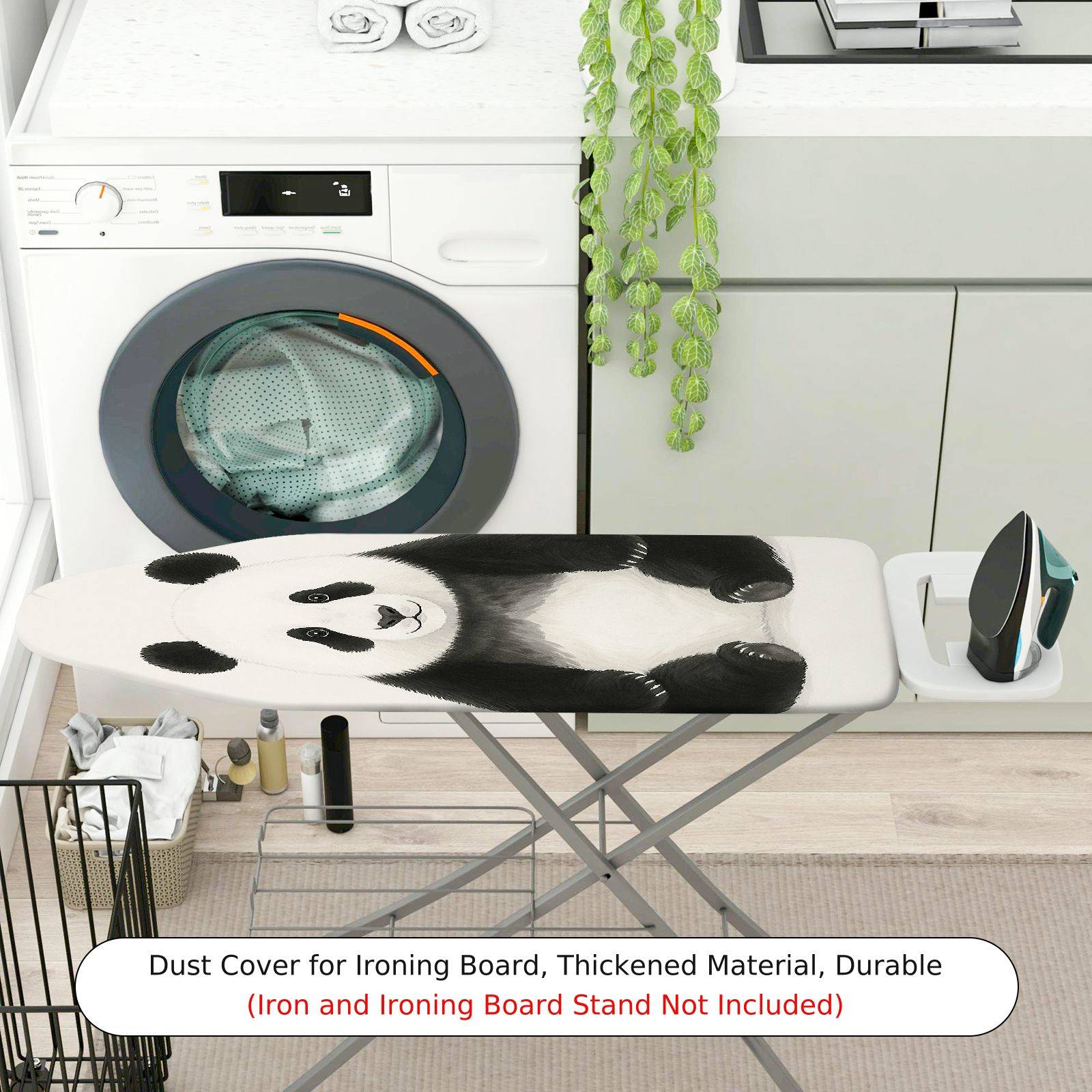 1-Piece Panda Cute Animal  Ironing Board Cover, Universal Size, Without Board