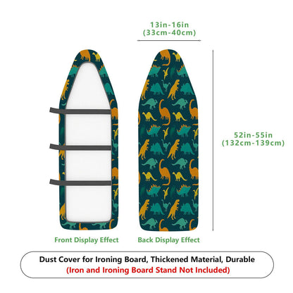 1-Piece Dinosaur Pattern Colorful Fun  Ironing Board Cover, Universal Size, Without Board