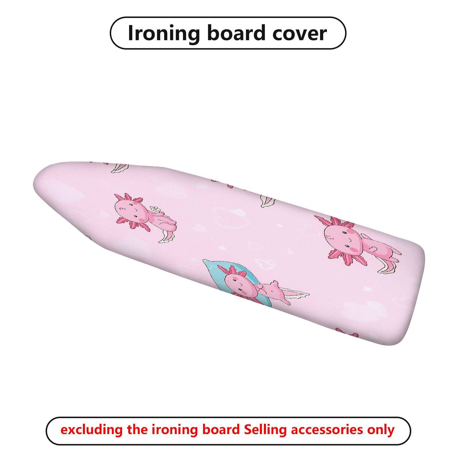 1-Piece Pink Cute  Ironing Board Cover, Universal Size, Without Board