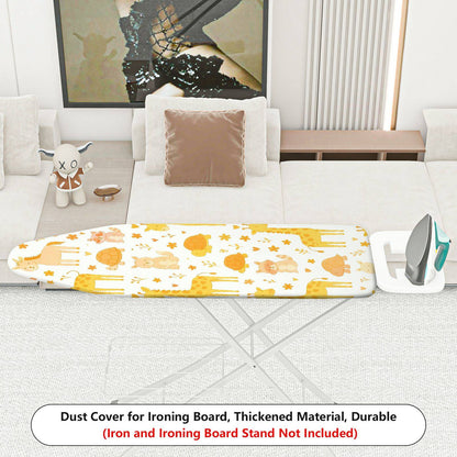 1-Piece Cute Animal Pattern Floral  Ironing Board Cover, Universal Size, Without Board