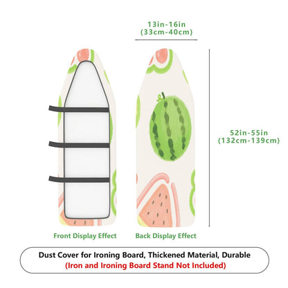 1-Piece Watermelon Fruit Pattern Green Pink  Ironing Board Cover, Universal Size, Without Board