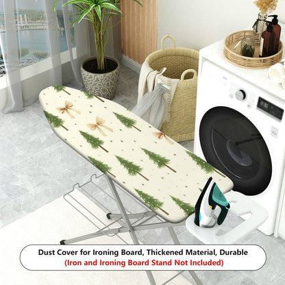1-Piece Christmas Tree Bow Stars  Ironing Board Cover, Universal Size, Without Board