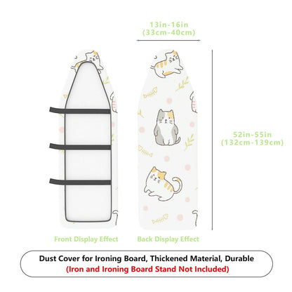 1-Piece Cat Pattern Cute Animal Design Decorative  Ironing Board Cover, Universal Size, Without Board