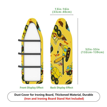 1-Piece Yellow Robot  Ironing Board Cover, Universal Size, Without Board