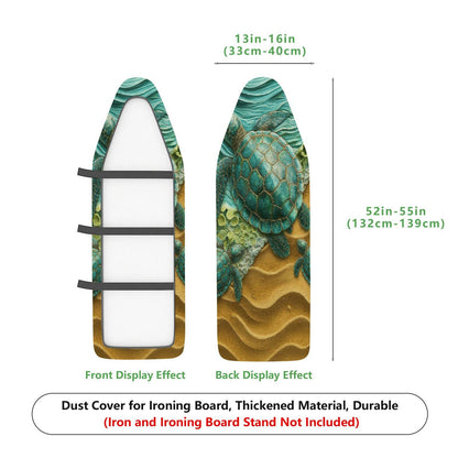 1-Piece Sea Turtle Ocean Beach  Ironing Board Cover, Universal Size, Without Board